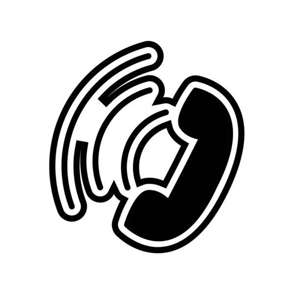 Telefon Icon Vektor Illustration — Stockvektor