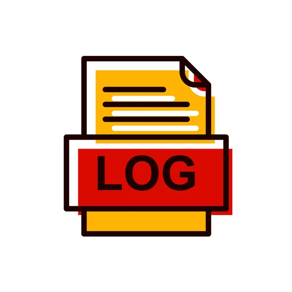 Dateiformat Icon Vektor Illustration — Stockvektor