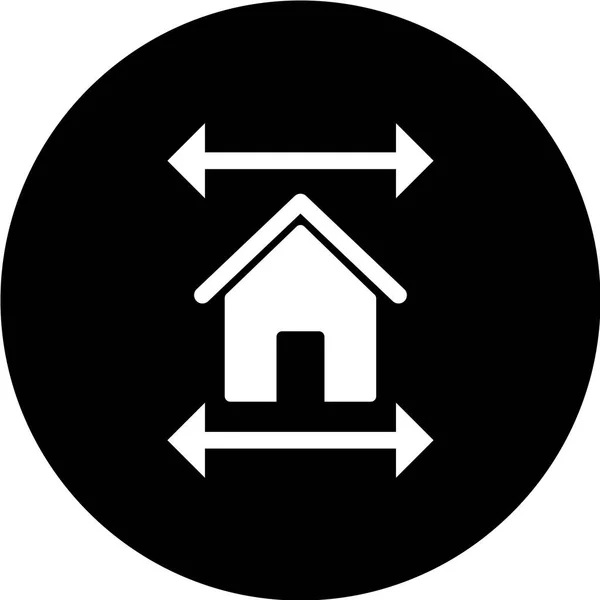 Home Symbol Vektor Illustration — Stockvektor