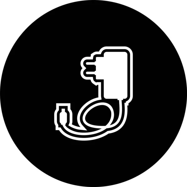 Mobile Charger Icon Trendigen Stil Isolierten Hintergrund — Stockvektor