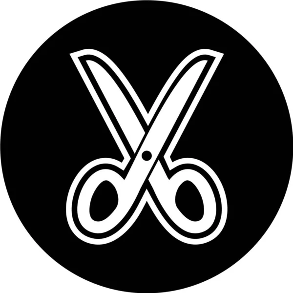 Scherensymbol Vektorillustration — Stockvektor