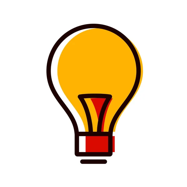 Bulb Icon Vector Illustration — Stock Vector