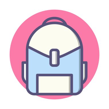 Torba Simgesi Moda Biçimli Ayrı Arkaplan