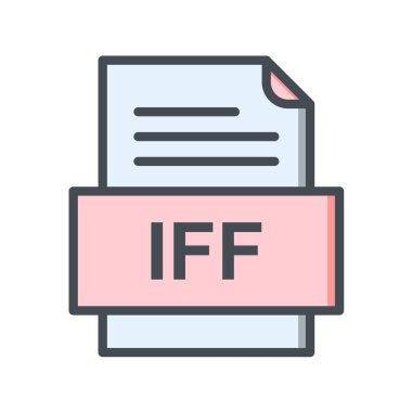 dosya biçimi simgesi, vektör illüstrasyonu