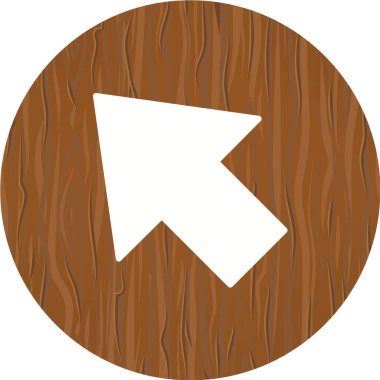 Uzun gölge okların vektör çizimi