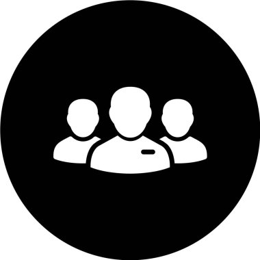 insanlar simge vektör illüstrasyonu