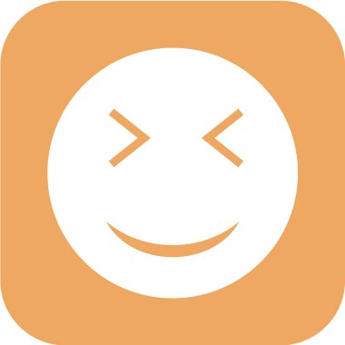 Moda Biçimli Emoji Simgesi İzole Arkaplan 