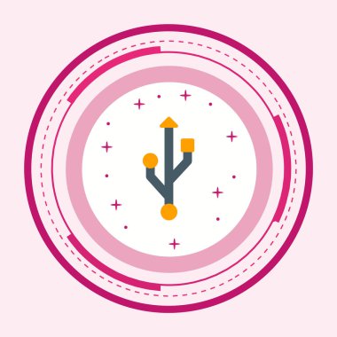 Moda Biçiminde Bağlantı Simgesi İzole Arkaplan