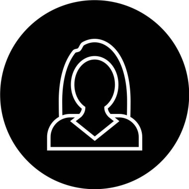 Beyaz arkaplanda Kişi İmza Simgesi, vektör illüstrasyonu