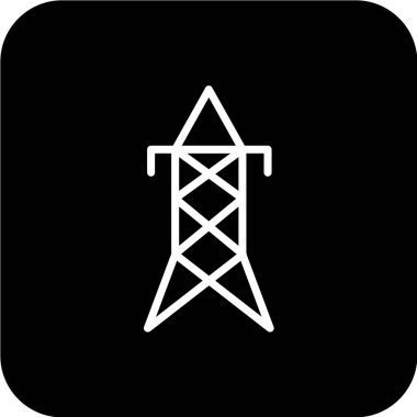 Bir güç simgesinin vektör illüstrasyonu