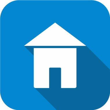 basit ev simgesini, vektör çizim