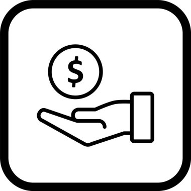 Moda Biçimli Kiralama Simgesi İzole Arkaplan     