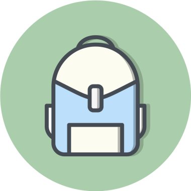 beyaz arkaplanda kamp konsepti vektör illüstrasyonu 