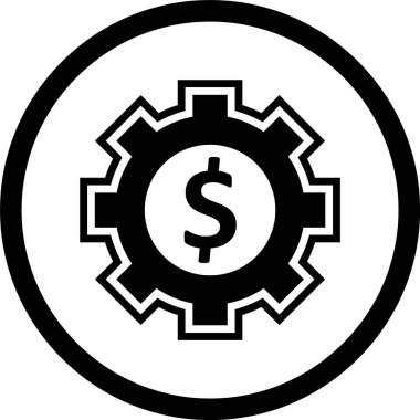 İş Çalışanları Simgesi Moda Biçiminde İzole Arkaplan 