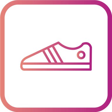 ayakkabı ikonu vektör illüstrasyonu