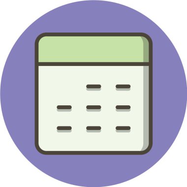 Uzun gölge simgesinin vektör illüstrasyonu