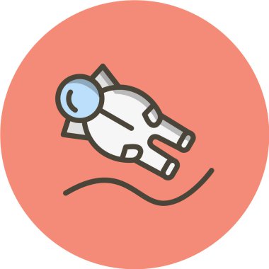 Bilim simgesi vektör illüstrasyonu