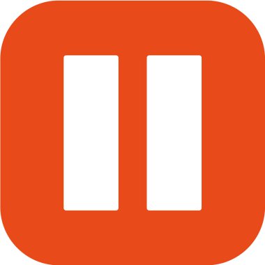 İzole edilmiş bir çizgi simgesinin vektör çizimi