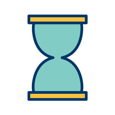 kum saati ikonu vektör illüstrasyonu