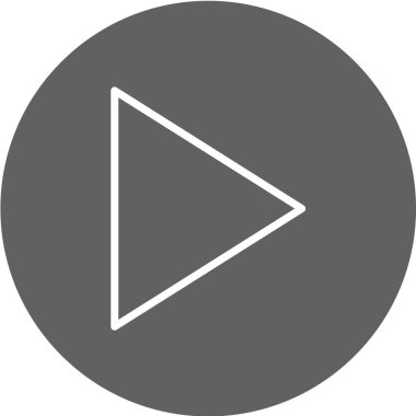 çalma düğmesi vektör simgesi