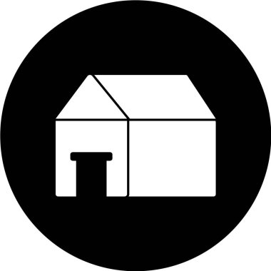 Ev simgesinin vektör illüstrasyonu