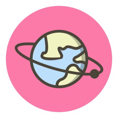 Dünya Çevresindeki Yörünge Moda Biçiminde İzole Arka Gruplandırılmış