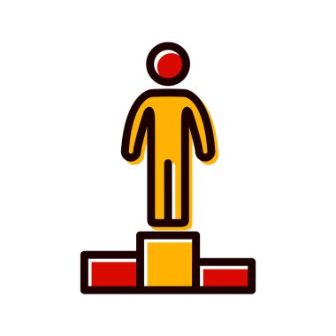 Moda Biçiminde Başarı Simgesi İzole Arka Gruplandırılmış