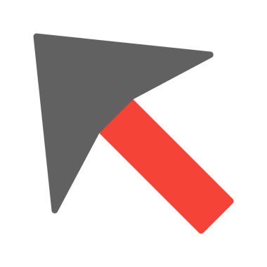 Moda Biçimli İmleç Simgesi İzole Arkaplan