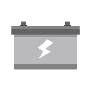 Moda Biçimli Batarya Simgesi İzole Arkaplan      