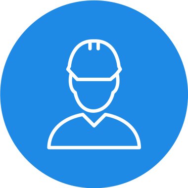 Bir insan simgesinin vektör illüstrasyonu