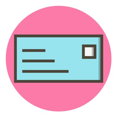 Banka kredi kartı vektör simgesi