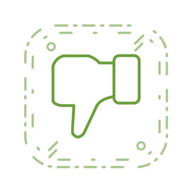 Hoparlör sembollü konuşma balonunun çizgi simgesi. vektör beyaz arkaplan.