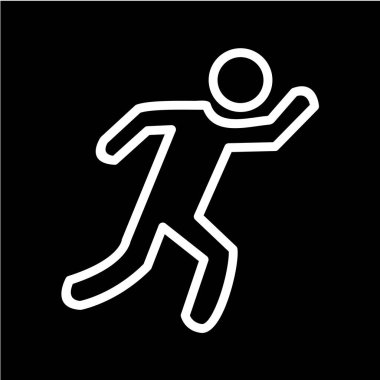 Arka planda spor simgesi izole edildi