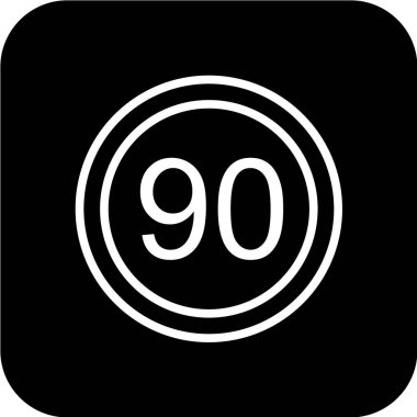 Bir zodyak sayısının vektör çizimi