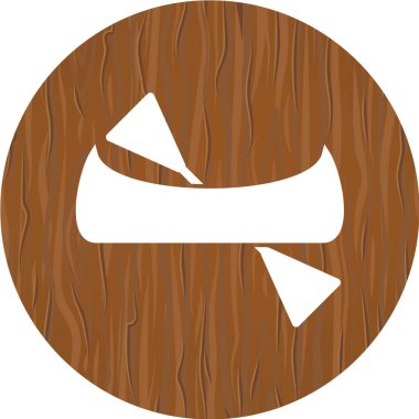 Bir ahşap simgenin vektör illüstrasyonu