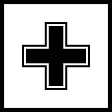 Artı Moda Biçimli Simge İzole Arkaplan