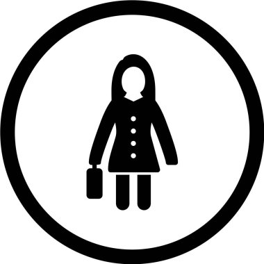 iş simgesi vektör illüstrasyonu