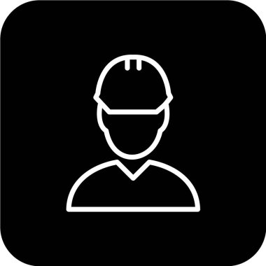 Mühendis simgesi vektör çizimi