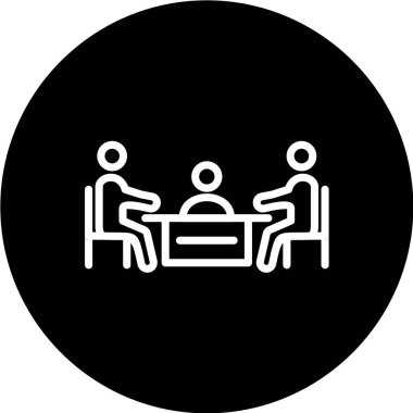 iş simgesi vektör illüstrasyonu