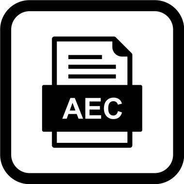 dosya biçimi simgesi, vektör illüstrasyonu