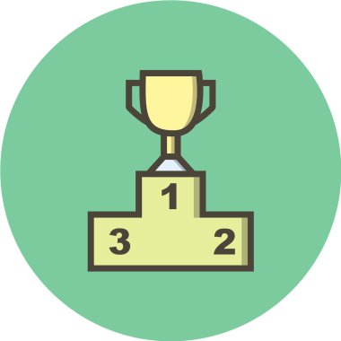 Arka planda spor simgesi izole edildi