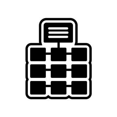 Modern b 'nin vektör illüstrasyonu eksik simgesi