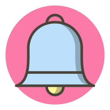 Moda Biçiminde Bildirim Simgesi İzole Arkaplanı