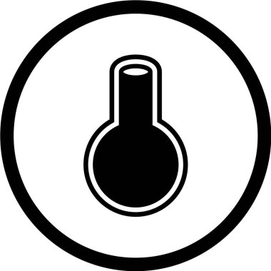 Siyah ve beyaz simgesinin vektör illüstrasyonu