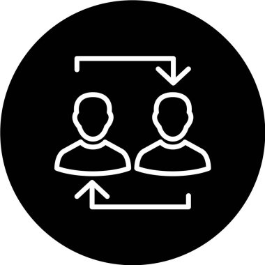 iş simgesi vektör illüstrasyonu