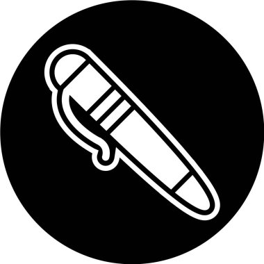 Bir sigara simgesinin vektör illüstrasyonu