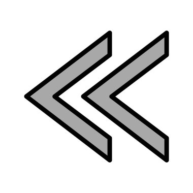 Moda Biçimli Ayrı Arkaplanda Önceki Simge