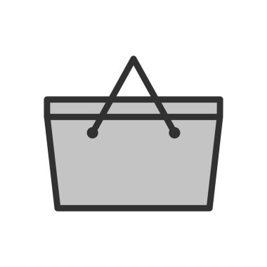 Piknik sepeti simgesi Moda Biçimli İzole Arkaplan