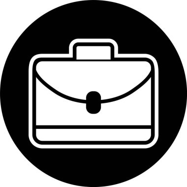 Moda Biçiminde Portföy Simgesi İzole Arkaplan