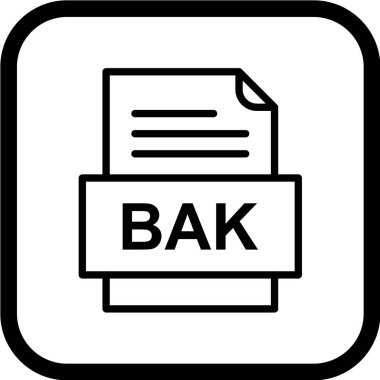 dosya biçimi simgesi, vektör illüstrasyonu